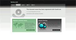 Desktop Screenshot of farma.com